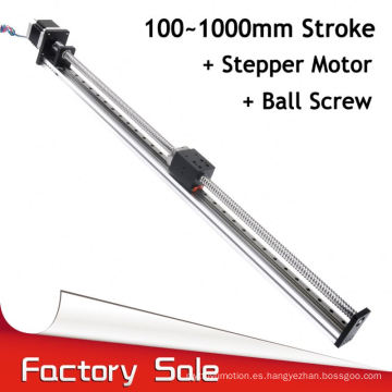 Fast delivery 100 to 1000mm stroke linear actuator slide system for sliding system